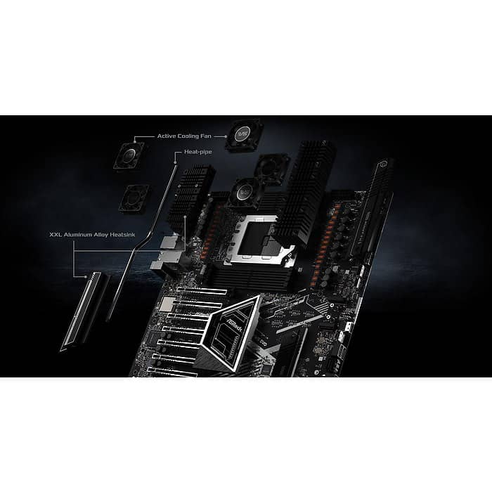 Дънна платка ASROCK WRX90 WS EVO, Socket sTR5, ATX, 8xDDR5
