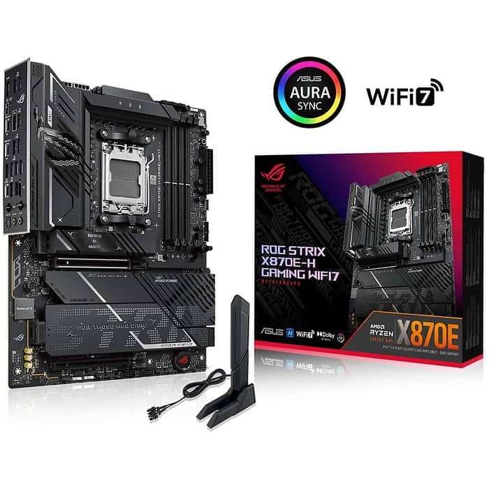 Дънна платка ASUS ROG STRIX X870E-H GAMING WIFI7 AM5 DDR5