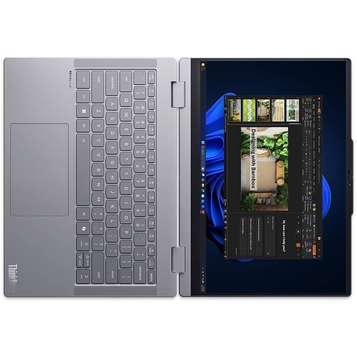 Lenovo ThinkBook 14 2-in-1 G6 Intel Core Ultra 5 325 (up to 4.5GHz, 12MB), 16GB DDR5-5600, 512GB SSD, 14" WUXGA (1920x1200) IPS, Glossy, Touch, Intel Graphics, FHD 1080p&IR Cam, Pen, WLAN, BT, Backlit KB, No FPR, 3 cell, DOS, 3Y Onsite