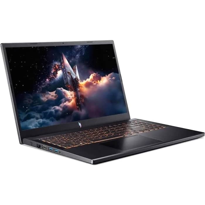 Acer Nitro V 15, ANV15-52-72LD, Intel Core 7 240H (10C/16T, up to 5.2GHz, 24MB), 15.6" FHD IPS (1920x1080), 165Hz, 16GB DDR4 (1 Slot free), 512GB PCIe NVMe SSD, NVIDIA GeForce RTX 5050 8GB GDDR7, Wi-Fi AX, BT 5.2, HD Cam, KB Backlight, No OS, Obsidia