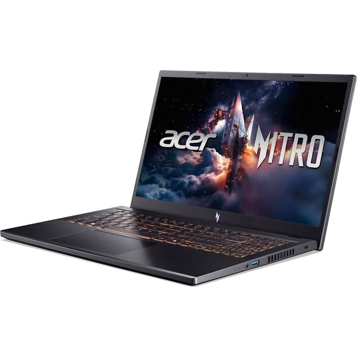 Acer Nitro V 15, ANV15-52-72LD, Intel Core 7 240H (10C/16T, up to 5.2GHz, 24MB), 15.6" FHD IPS (1920x1080), 165Hz, 16GB DDR4 (1 Slot free), 512GB PCIe NVMe SSD, NVIDIA GeForce RTX 5050 8GB GDDR7, Wi-Fi AX, BT 5.2, HD Cam, KB Backlight, No OS, Obsidia
