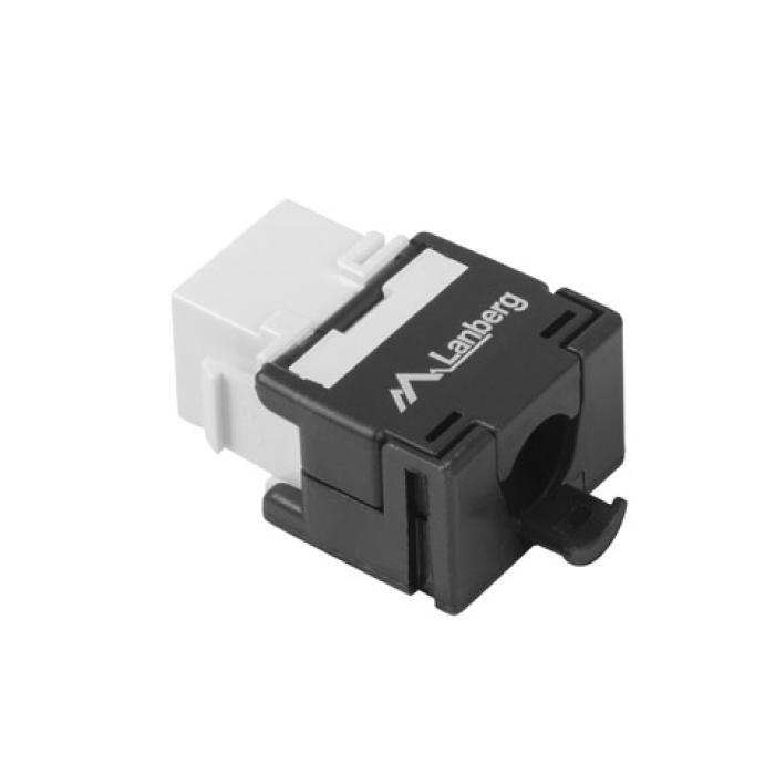 Lanberg keystone toolless module RJ45 180° UTP CAT.6 (тъмнейл - 1)