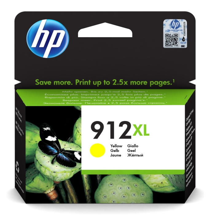 HP 912XL High Yield Yellow Original Ink Cartridge