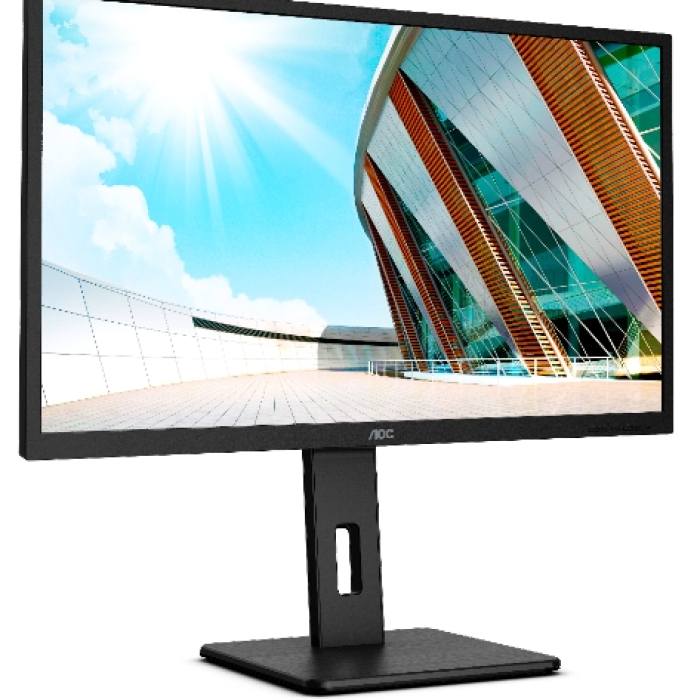 AOC Q32P2, 31.5" IPS WLED, 2560x1440@75Hz, 4ms GTG, 250cd/m2, 1000:1, 50M:1 DCR, Adaptive Sync, FlickerFree, Low Blue Light, 3Wx2, Tilt, Height Adjust, Pivot, Swivel, 2xHDMI, DP, USB hub (тъмнейл - 2)