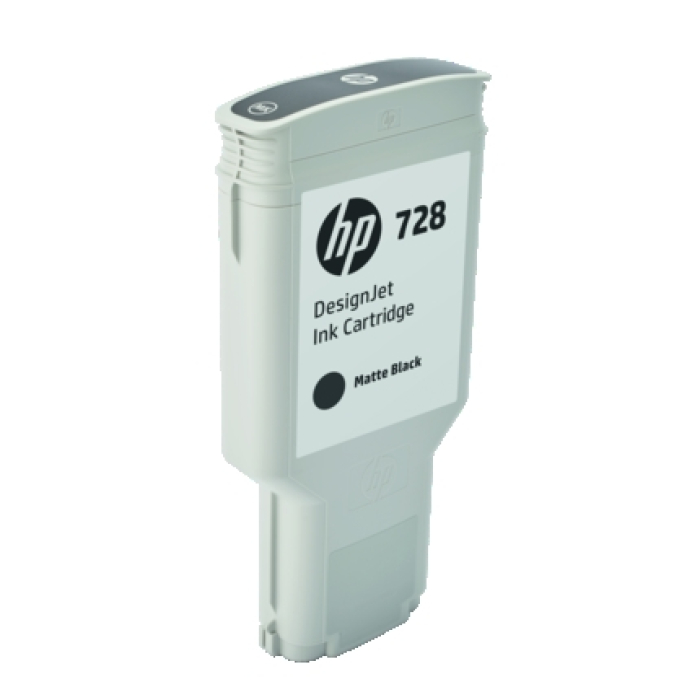 HP 728 300-ml Matte Black DesignJet Ink Cartridge