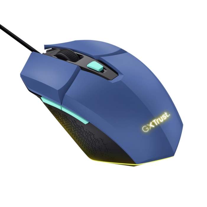 TRUST GXT109 Felox Gaming Mouse Blue (тъмнейл - 1)