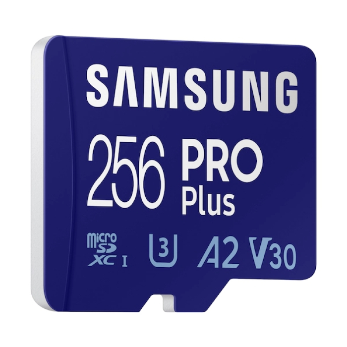 Samsung 256GB Micro SD PRO Plus + Reader, Class10, Read 160MB/s - Write 120MB/s (тъмнейл - 3)