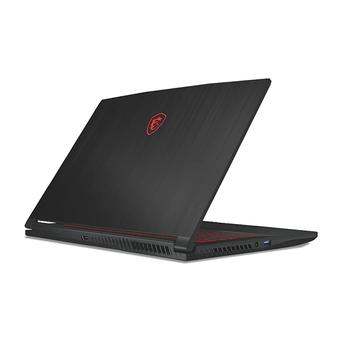 MSI Thin GF63 12UC, i5-12450H (8C/12T, 12 MB, up to 4.40 GHz), 15.6" FHD (1920x1080), 144Hz, IPS-Level, RTX 3050 4GB GDDR6 (Up to 1172.5MHz), 8GB DDR4 (3200MHz), 1TB NVMe SSD, Red Backlit Gaming KBD, NO OS, Black, 1.86 kg (тъмнейл - 2)