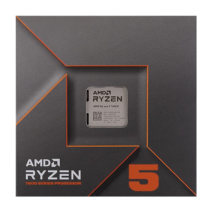 AMD Ryzen 5 7600X 6C/12T, поглед кутия