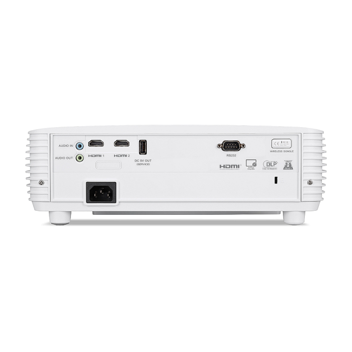 Acer Projector P1557Ki DLP, FHD (1920x1080), 4800 ANSI LUMENS, 10000:1, 2xHDMI 3D, Wireless dongle included, Audio in/out, USB type A (5V/1A), RS-232, Bluelight Shield, LumiSense, Built-in 10W Speaker, 2.9kg, White + Acer T82-W01MW 82.5" (тъмнейл - 4)