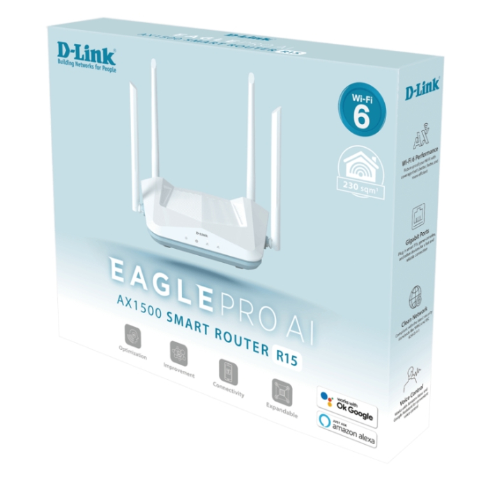 D-Link EAGLE PRO AI AX1500 Smart Router (тъмнейл - 3)