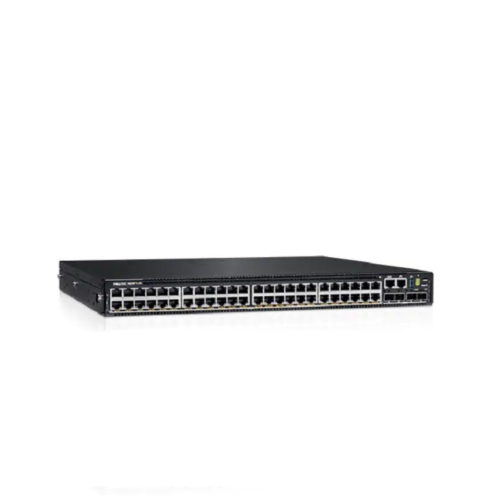 Dell EMC PowerSwitch N3248PXE-ON, 48x1/2.5/5/10G RJ-45, 4x25G SFP28, 2x100G QSFP28, PoE 90W, 1xAC PSU, IO/PS, OS6, Lifetime Limited Hardware Warranty на супер цена