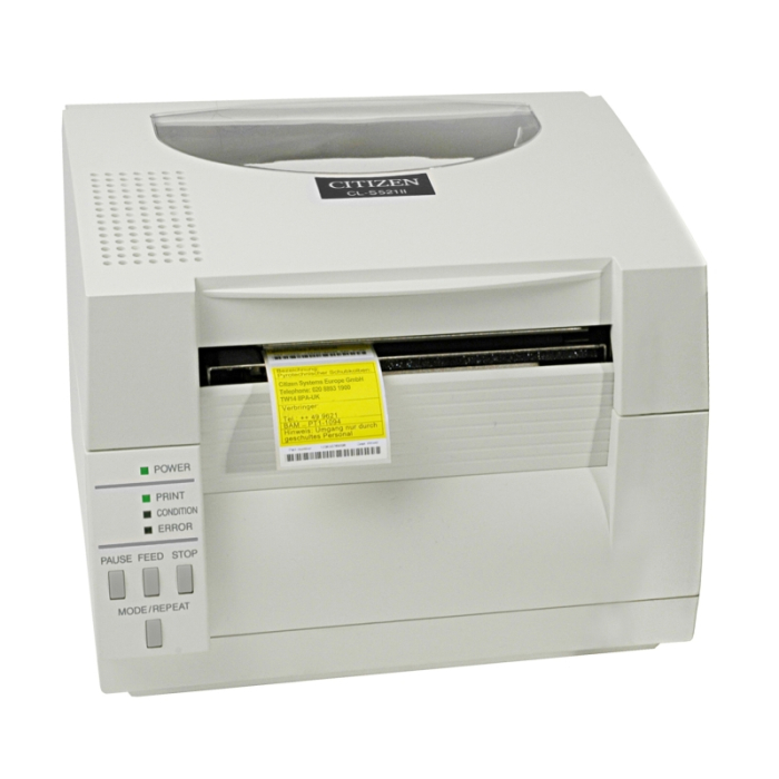 Citizen CL-S521II Printer; Direct thermal, White, EN Plug на супер цена