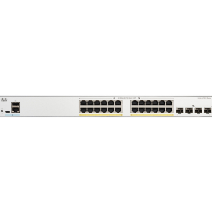 Cisco Catalyst 1200 24-port GE, PoE, 4x10G SFP+ на супер цена