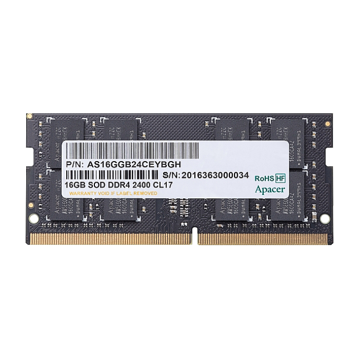 Apacer 16GB Notebook Memory - DDR4 SODIMM 2666MHz, 1024x8 на супер цена