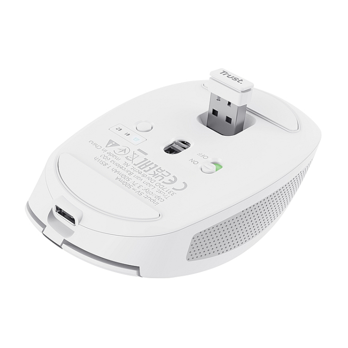 TRUST Ozaa Compact Wireless Mouse white (тъмнейл - 4)