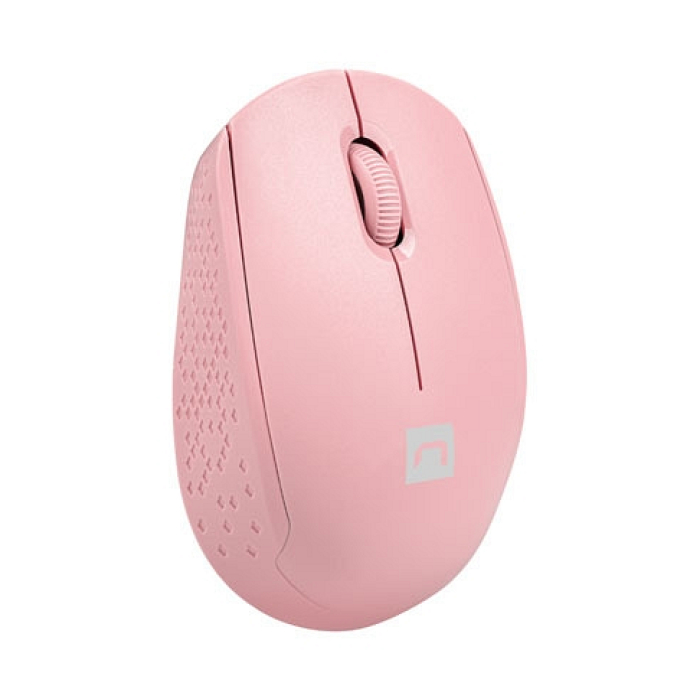 Natec Mouse Stork Wireless 1600DPI Optical, Pink+Natec Mouse Pad Photo Italy 220 x 180 mm (тъмнейл - 3)