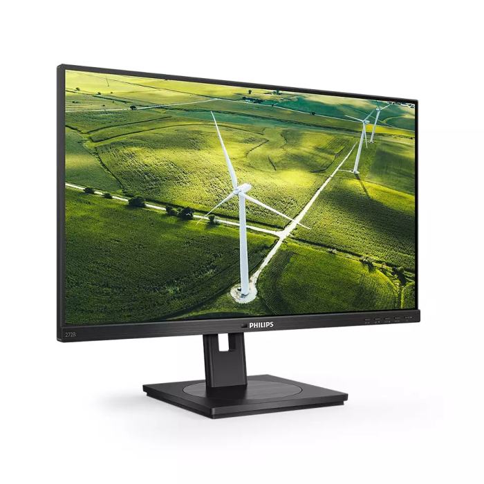 Philips 272B1G, 27" IPS WLED, 1920x1080@75Hz, 4ms GtG, 250 cd/m2, 1000:1, 50M:1 DCR, Adaptive Sync, FlickerFree, Low Blue Mode, 2Wx2, Tilt, Height Adjust, Pivot, Swivel, D-SUB, DVI, HDMI, DP, USB hub (тъмнейл - 1)