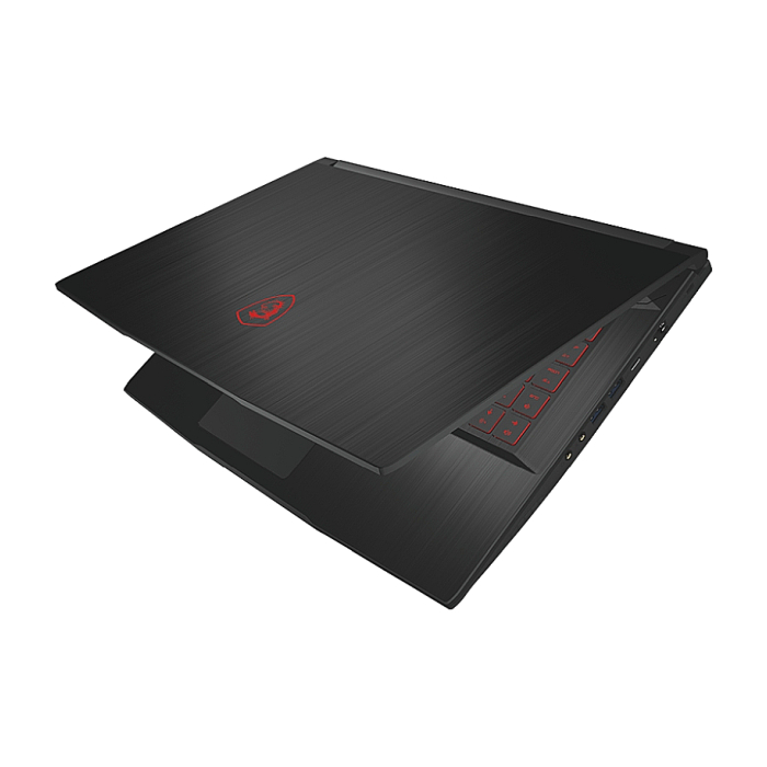 MSI Thin GF63 12VE, i7-12650H (10C/16T, 24 MB, up to 4.70 GHz), 15.6" FHD (1920x1080), 144Hz, IPS-Level, RTX 4050 6GB GDDR6 (Up to 1605MHz), 16GB DDR4 (2x8, 3200MHz), 1TB NVMe SSD Gen4x4, Red Backlit Gaming KBD, NO OS, Black, 1.86 kg (тъмнейл - 1)