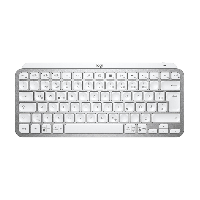 Logitech MX Keys Mini Minimalist Wireless Illuminated Keyboard - PALE GREY - US Intl