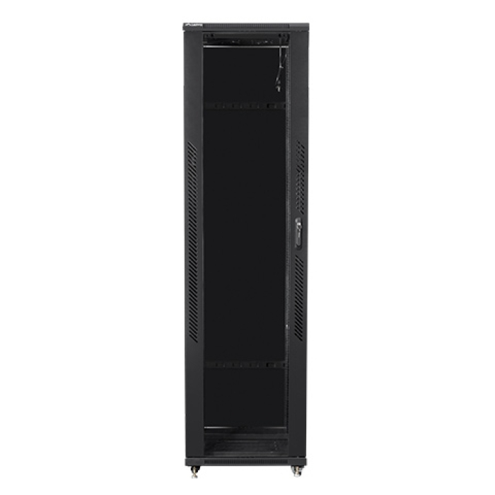 Lanberg rack cabinet 19" free-standing 47U / 800x1000 self-assembly flat pack, black (тъмнейл - 1)