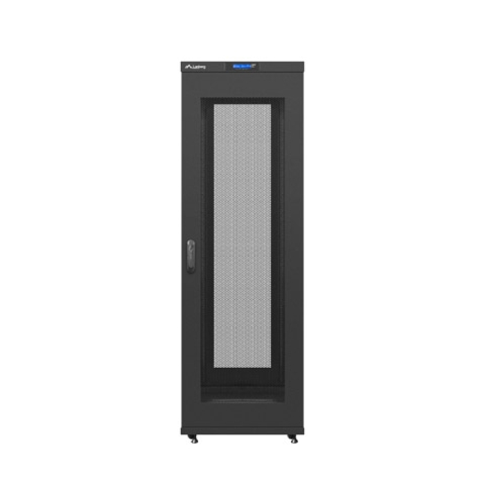 Lanberg rack cabinet 19" free-standing 37U / 600x600 self-assembly flat pack with mesh door LCD, black (тъмнейл - 2)