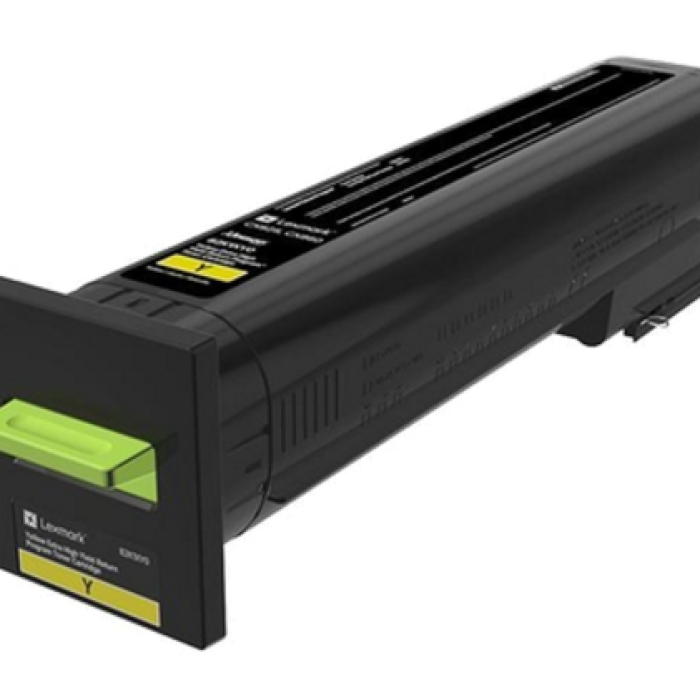 Lexmark 82K2XY0 CX825, 860 Yellow Return Programme 22K Toner Cartridge