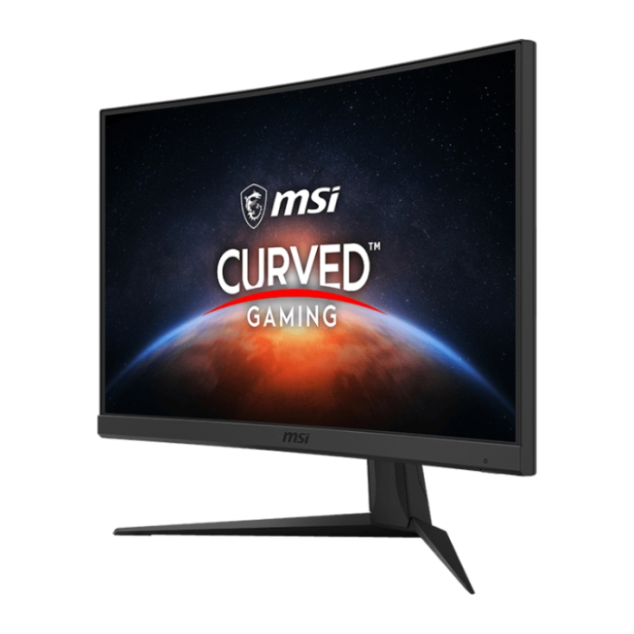 MSI Optix G24C6, 23.6", VA, 1ms, 144Hz, FHD 1920x1080, CURVED 1500R, AG, Night Vision, FreeSync Premium, Anti-Flicker, Less Blue Light, 250 cd/m2, Contrast 3000:1, DCR 100M:1, 2 x HDMI, DP, 1x Earphone out , Tilt, VESA100, Frameless, 9S6-3BA01T-024 (тъмнейл - 2)