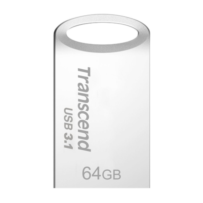 Transcend 64GB JETFLASH 710, USB 3.1, Silver Plating