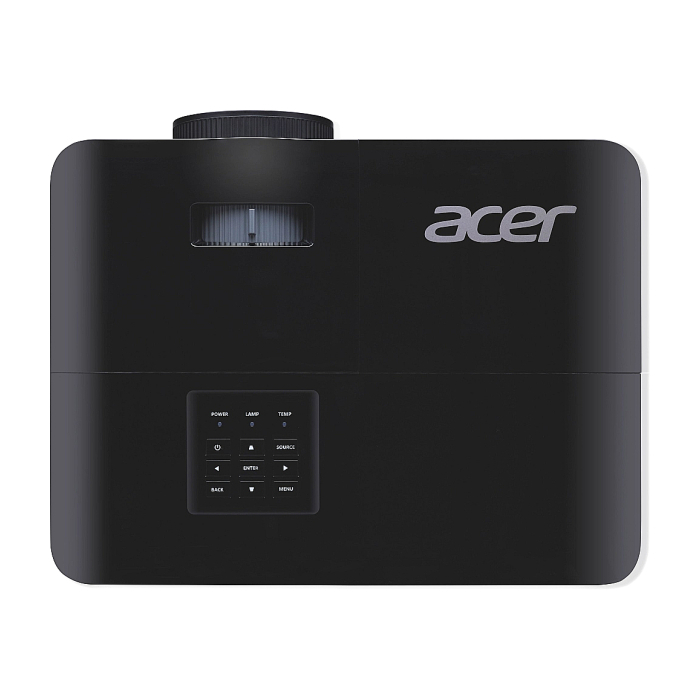 Acer Projector X129H, DLP, XGA (1024x768), 4800 ANSI Lumens, 20000:1, 3D, HDMI, VGA, RCA, Audio in, DC Out (5V/2A, USB-A), Speaker 3W, Bluelight Shield, LumiSense, 2.8kg, Black + Acer Nitro Gaming Mouse Retail Pack (тъмнейл - 4)