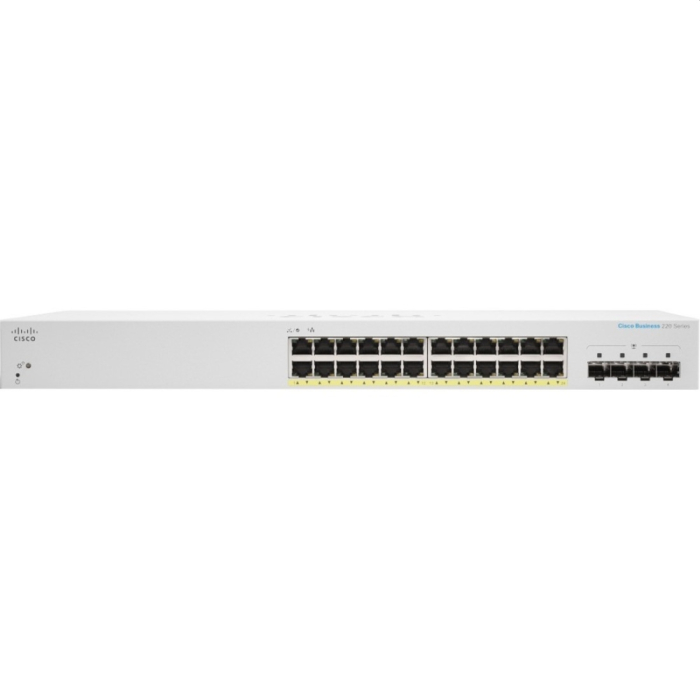 Cisco CBS220 Smart 24-port GE, Full PoE, 4x1G SFP на супер цена