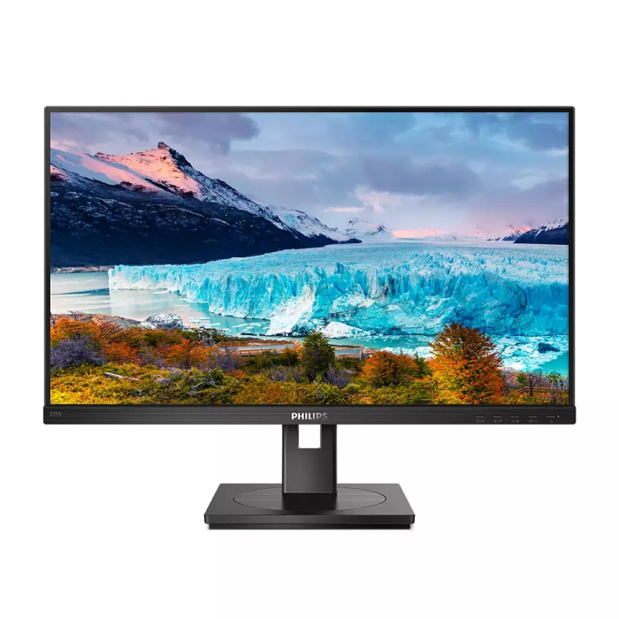 Philips 275S1AE, 27" IPS WLED, 2560x1440@75Hz, 4ms GtG, 300cd m/2, 1000:1, DCR 50m:1, Adaptive Sync, FlickerFree, Low Blue Mode, 2Wx2, Tilt, Height Adjust, Pivot, Swivel, DVI, HDMI на супер цена