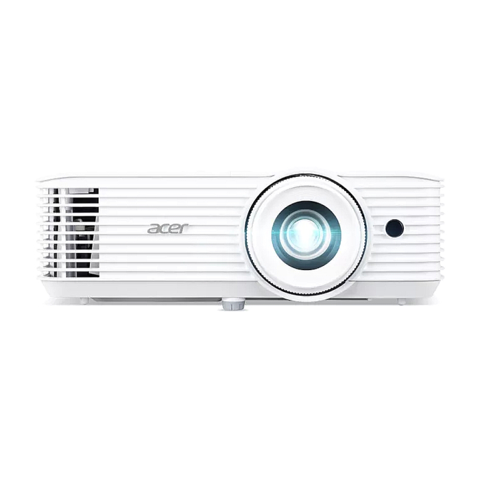 Acer Projector H6805BDa, DLP, 4K UHD (3840x2160), 4000 ANSI Lm, 20 000:1, 3D ready, HDR Comp., Auto Keystone, 24/7 oper., Low input lag, smart AptoidTV, 2xHDMI, VGA in, RS232, Audio in/out, 10W, 3.2Kg, Wireless dongle included, Bag, White + Acer T82-W01M (тъмнейл - 1)