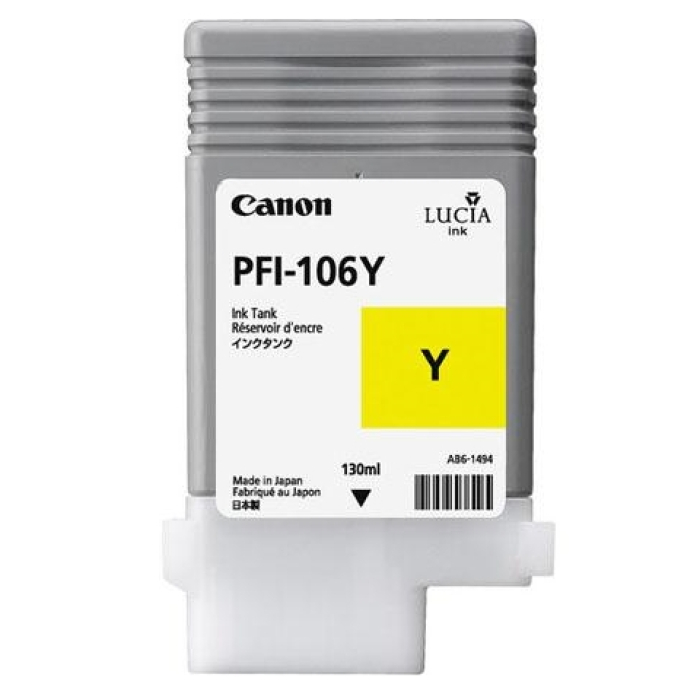 Canon Pigment Ink Tank PFI-106, Yellow