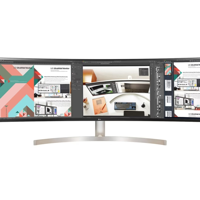 LG 49WL95CP-W, 49" 32:9 Curved UltraWide Dual QHD 5120x1440 IPS Panel, USB Type-C, 5ms, 350 cd/m2, 1000:1, HDR10, sRGB 99%, FreeSync, 3 PBP, HDMI, DisplayPort, Speacer 2ch 10W, Tilt, Height, Swivel, Tiltan