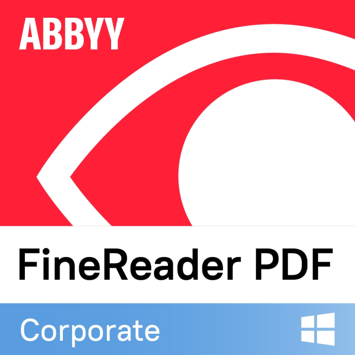 ABBYY FineReader PDF Corporate, Volume Licenses (concurrent), Subscription 3 years, 5 - 25 Licenses