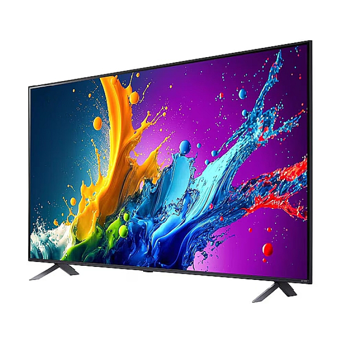 LG 55QNED80T3A, 55" 4K QNED HDR Smart TV, 3840x2160, DVB-T2/C/S2, Alpha 5 AI 4K Gen7, HDR 10 PRO, webOS 24 ThinQ, 4K Upscaling, WiFi 5, Voice Controll, Bluetooth 5.1, AirPlay 2, LAN, CI, HDMI, SPDIF, 2 pole Stand , Silver (тъмнейл - 2)