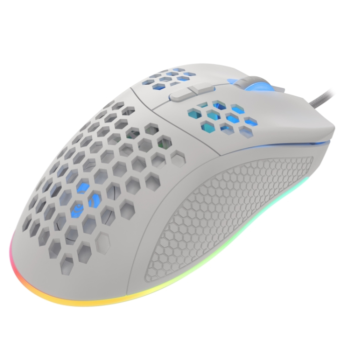 Genesis Light Weight Gaming Mouse Krypton 550 8000 DPI RGB Software White (тъмнейл - 3)