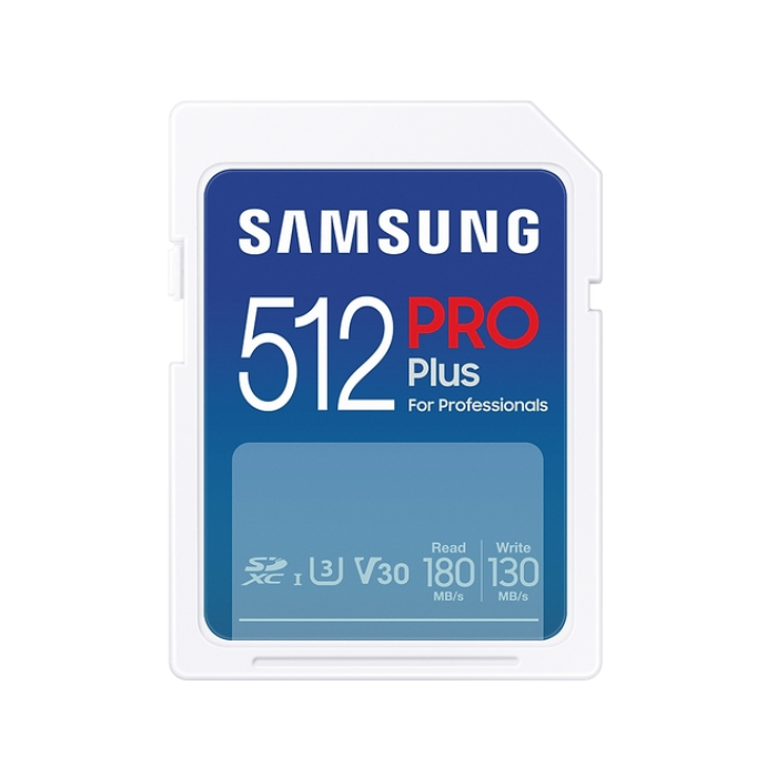 Samsung 512GB SD Card PRO Plus, UHS-I, Class10, Read 180MB/s - Write 130MB/s на супер цена