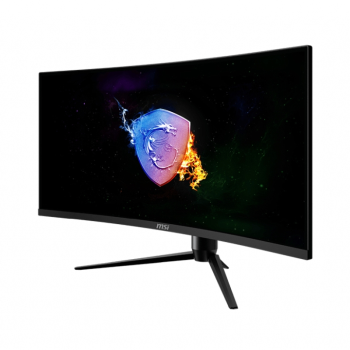 MSI Optix MAG342CQR, 34", 144Hz, 1ms, VA, 3440x1440 UWQHD, 21:9, AG, Curve 1500R, Night Vision, Anti-Flicker, Adaptive-Sync, 300 cd/m2, Contrast 4000:1, 2x HDMI (2.0), DP 1.4, Height Adj 90mm, Tilt, Swivel, Pivot, Frameless, VESA75, 9S6-3DB65H-026 (тъмнейл - 3)