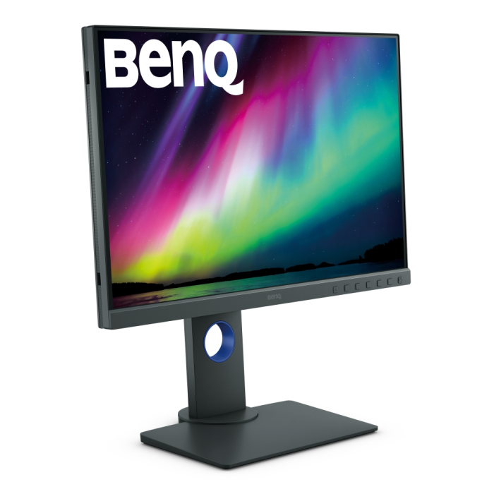 BenQ SW240, 24.1" IPS, 5ms, 1920x1200, 16:10, Photographer Monitor, 99% Adobe RGB, 14-Bit 3D LUT, Delta E ? 2, 1000:1, 20M:1 DCR, 10bit, 250 cd/m2, HDMI, DVI, DP, USB hub, Headphone jack, Card reader, Height Adj., Pivot, Tilt, Swivel, Gray (тъмнейл - 3)