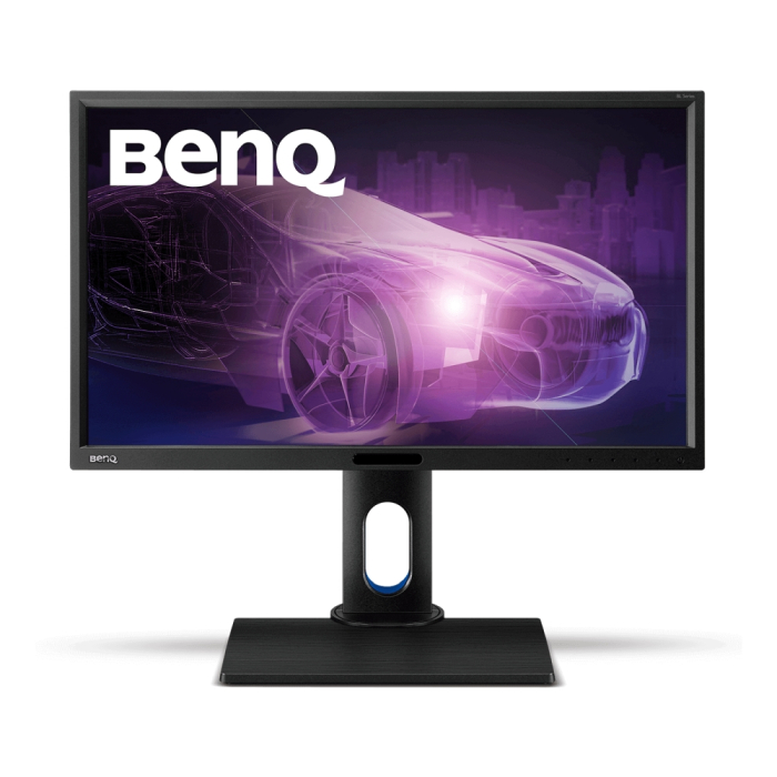 BenQ BL2420PT, 23.8" IPS LED, 5ms, 2560x1440 QHD, Designer Monitor, 100% sRGB, CAD/CAM mode, ECO sensor, Flicker-free, LBL, 1000:1, DCR 20M:1, 8 bit, 300cd/m2, VGA, HDMI, DVI-DL, DP, USB, Speakers, Height Adj., Swivel, Pivot, Tilt, Black (тъмнейл - 2)