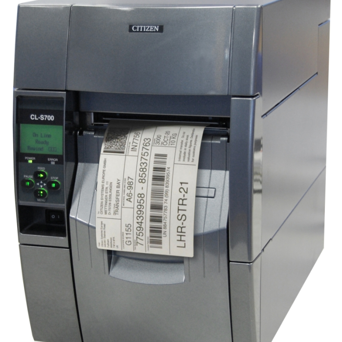 Citizen CL-S700IIR Printer; Grey, internal Rewinder/Peeler на супер цена