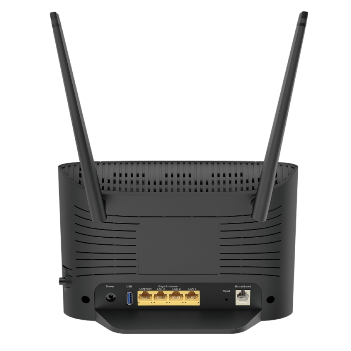 D-Link Wireless AC1200 Dual-Band Gigabit VDSL/ADSL Modem Router with Outer Wi-Fi Antennas (тъмнейл - 2)