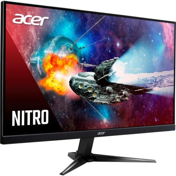 Acer Nitro QG241YM3bmiipx, 23.8" IPS, Anti-Glare, LED, ZeroFrame, FreeSync, 180Hz,1ms(VRB), 100M:1, 250nits, FHD (1920x1080), sRGB99%, DP, 2xHDMI, Audio out, Speaker 2Wx2, BlueLightShield Pro, Tilt, Black (тъмнейл - 1)