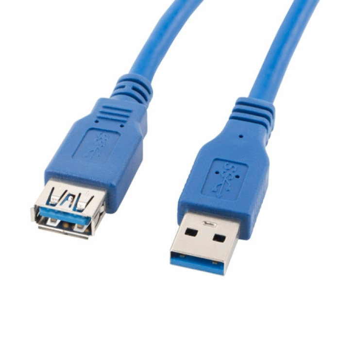 Кабел - Lanberg extension cable USB 3.0 AM-AF, 1.8m, blue на супер цена