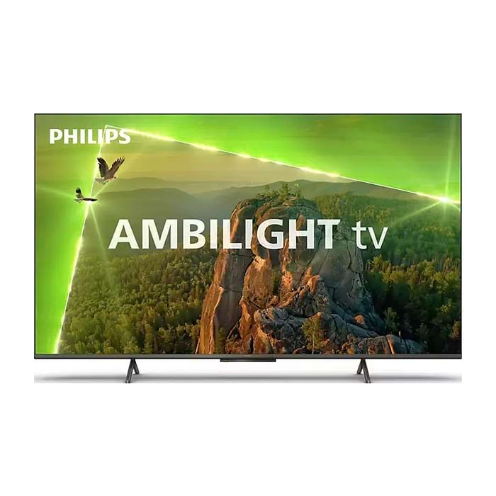 Philips 43PUS8118/12, 43" UHD DLED, 3840 x 2160, DVB-T/T2/T2-HD/C/S/S2, Ambilight 3, Pixel Precise UHD, HDR+, HLG, New OS, Dolby Vision, Atmos, HDMI, VRR, USB, Cl+, 802.11n, Lan, 20W RMS, Black