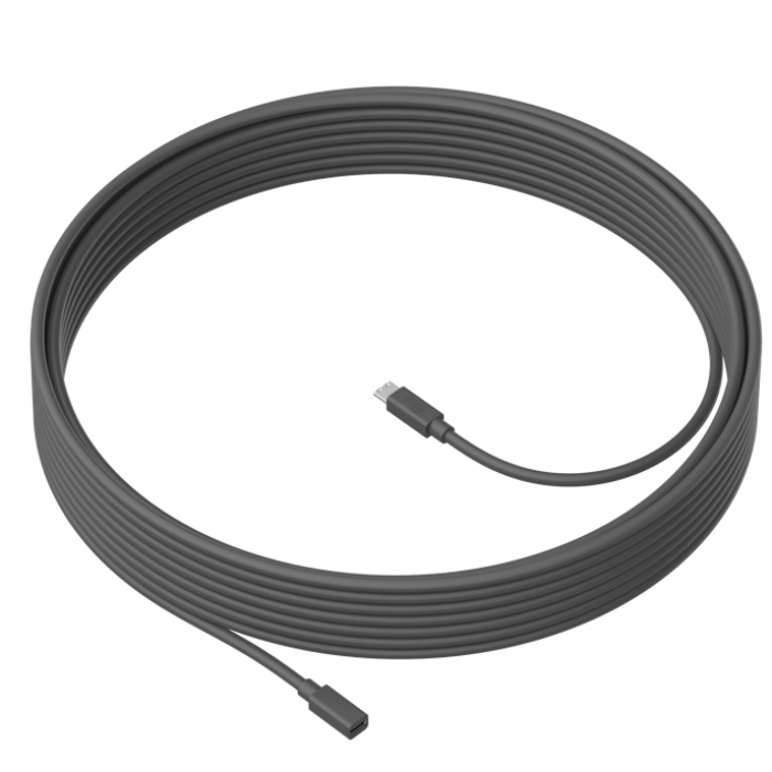 Кабел - Logitech MeetUp Mic Extension Cable 10m, Graphite на супер цена