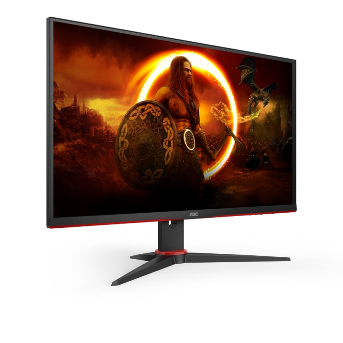 AOC 27G2SAE/BK, 27" VA WLED, 1920x1080@165Hz, 4ms GtG, 1ms MPRT, 250cd/m2, 3000:1, DCR 80M:1, FreeSync Premium, FlickerFree, Low Blue Light, 2Wx2, Tilt, D-SUB, 2xHDMI, DP (тъмнейл - 3)