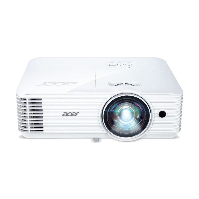 Acer Projector S1286H, DLP, Short Throw, XGA (1024x768), 3500 ANSI Lumens, 20000:1, 3D, HDMI, VGA, RCA, Audio in, Audio out, VGA out, DC Out (5V/1A, USB-A), Speaker 16W, Bluelight Shield, 3.1kg, White (тъмнейл - 2)